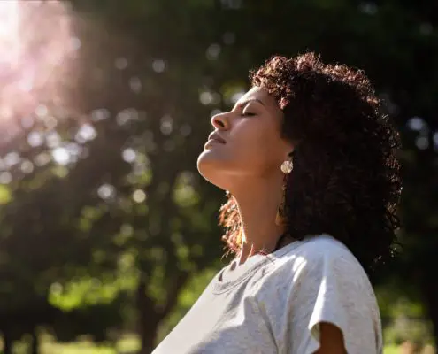 What can your patients do to perform self care in between visits - Enjoying a sunny day